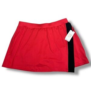 Tail Women’s 13.5” Mock Wrap Front Tennis Skirt Rouge Size Large